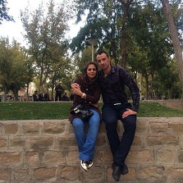 عکس فرهاد نظری افشار و همسرش