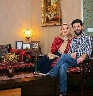 عکس امیرحسین مدرس و همسرش