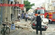 انفجار گاز در زنجان (خیابان ضیائی زنجان)