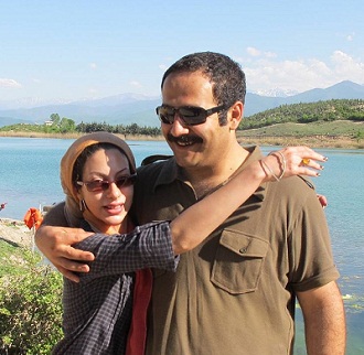 عکس بهادر مالکی و همسرش نگار شهبازی