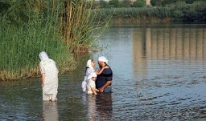 مراسم تعمید اقلیت صابئین مندایی در اهواز