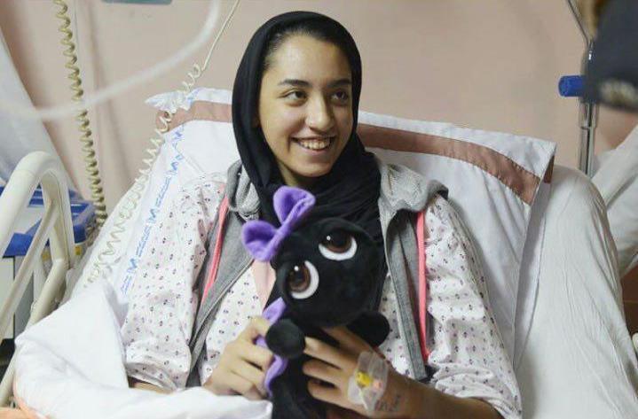 کیمیا علیزاده در بیمارستان