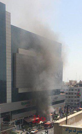 آتش سوزی پاساژ کوروش (بزرگراه ستاری تهران)