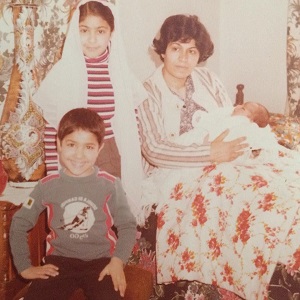 عکس افشین هاشمی و مادرش