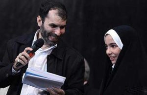عکس مسعود ده نمکی و دخترش فاطمه