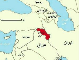 نقشه کردستان عراق