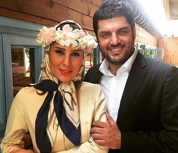 عکس سام درخشانی و همسرش عسل امیرپور