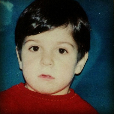 عکس حمید هیراد در کودکی