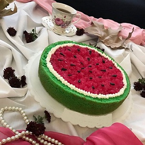طرز تهیه کیک هندوانه