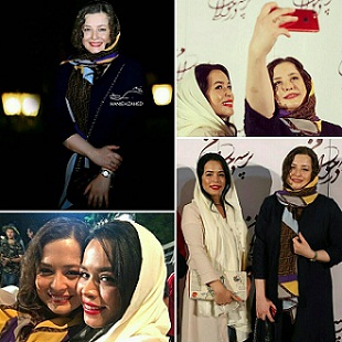 عکس دختران آزیتا حاجیان و همسرش شریفی نیا