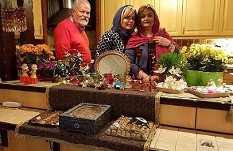 عکس سپیده خداوردی و پدر و مادرش