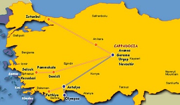 کاپادوکیا کجاست؟ + فاصله کاپادوکیا تا استانبول