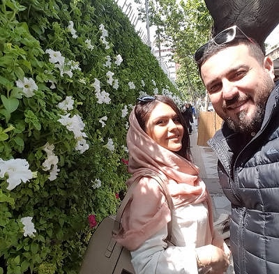 عکس محسن کیایی و همسرش