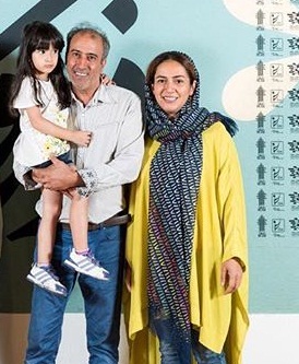 عکس سیامک صفری و همسرش و دخترش ایرما