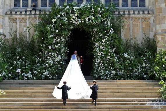 عکس مراسم ازدواج مگان مارکل و پرنس هری