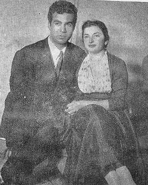 عکس همسر ناصر ملک مطیعی و او در سال های دور