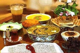 غذا برای افطار ماه رمضان