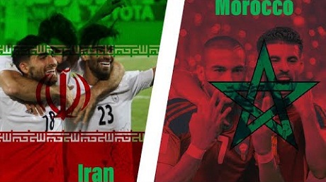 ساعت بازی ایران و مراکش در جام جهانی