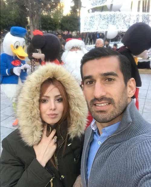 عکس های احسان حاج‌ صفی و همسرش آذین