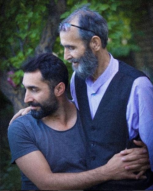 عکس هادی کاظمی و پدرش