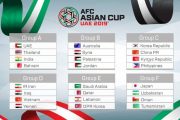تاریخ و ساعت بازی های ایران در جام ملت های آسیا ۲۰۱۹