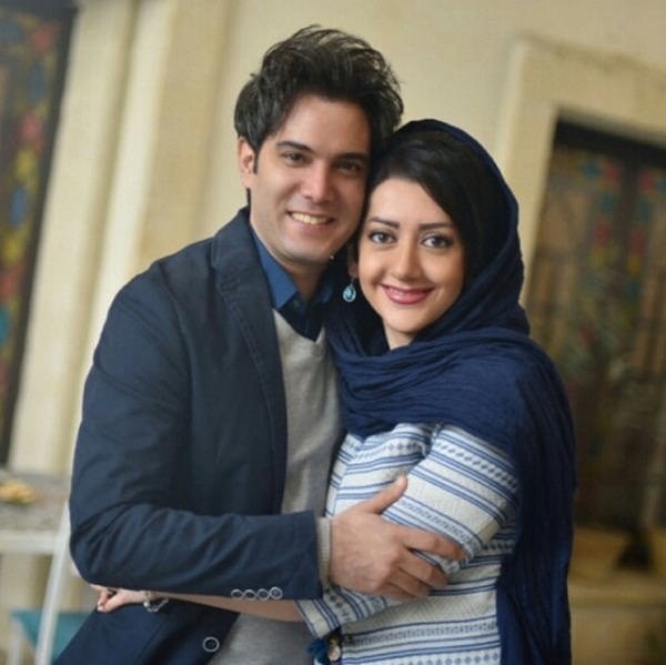 عکس امیرعلی نبویان و همسرش بهار نوروز پور