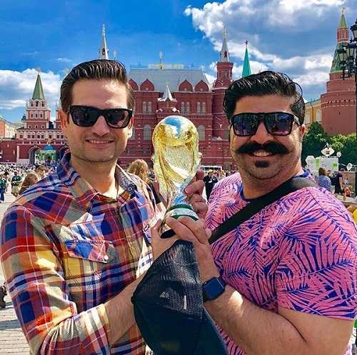 عکس های پویا امینی در جام جهانی ۲۰۱۸ روسیه