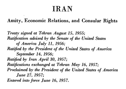 پیمان مودت ایران و آمریکا چیست؟