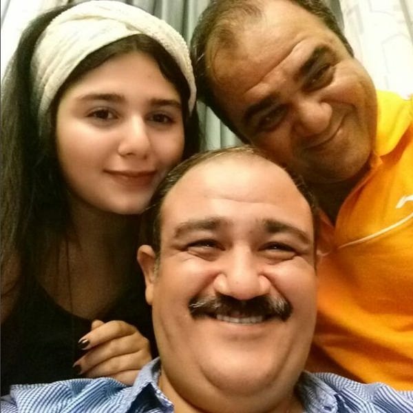 عکس مهدی غفوریان در کنار دخترش تارا و برادرش مهران