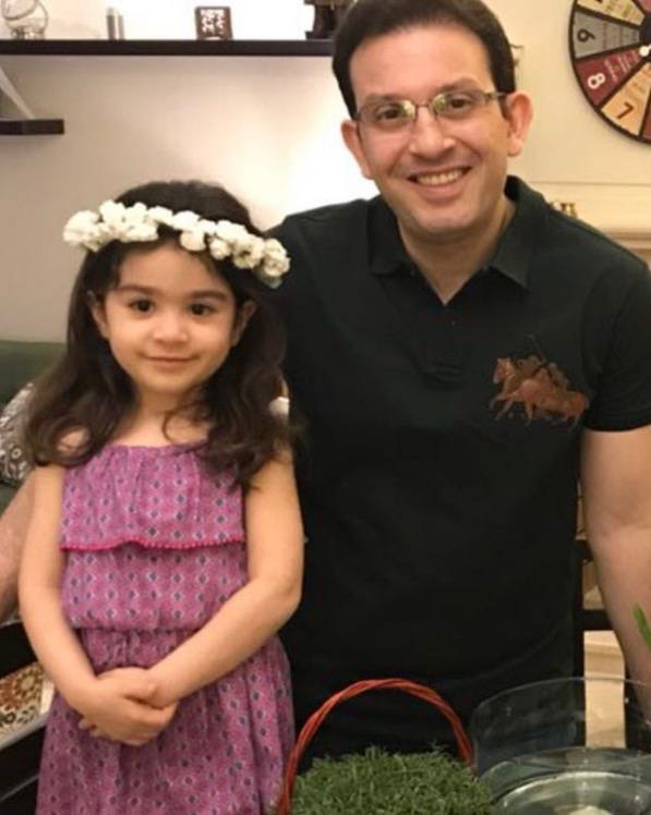 عکس های پیمان اسدیان و دخترش دلسا