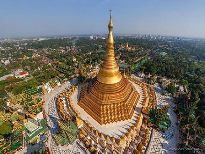 نمایی از پایتخت میانمار