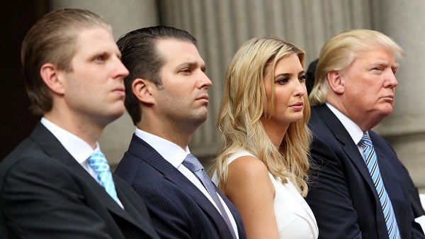 عکس ترامپ و فرزندان او از زن اولش
