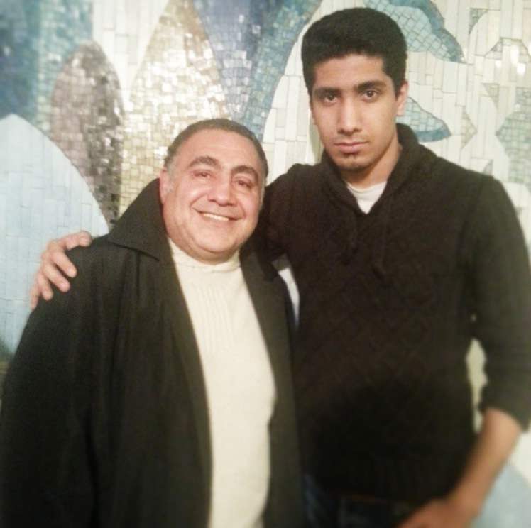 عکس خسرو احمدی و پسرش امیر احمدی
