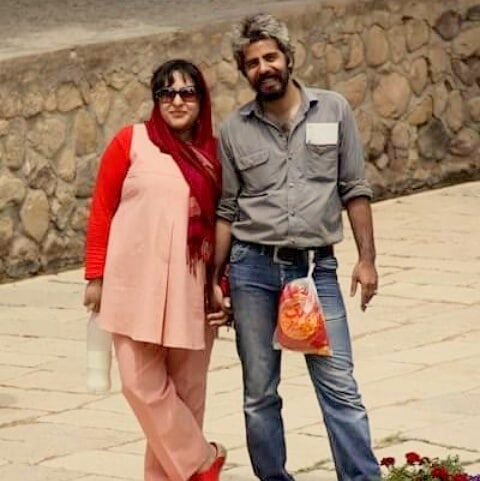عکس سلمان فرخنده و همسرش میترا مومنی