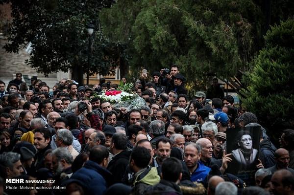 عکس های مراسم تشییع جنازه حسین محب اهری