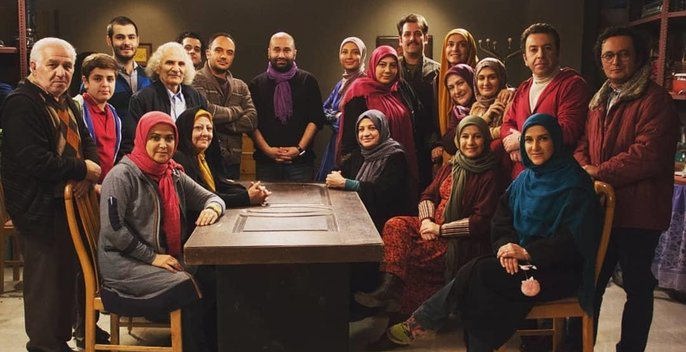 عکس فرید سجادی‌ حسینی در پشت صحنه سریال تلویزیونی هیئت مدیره
