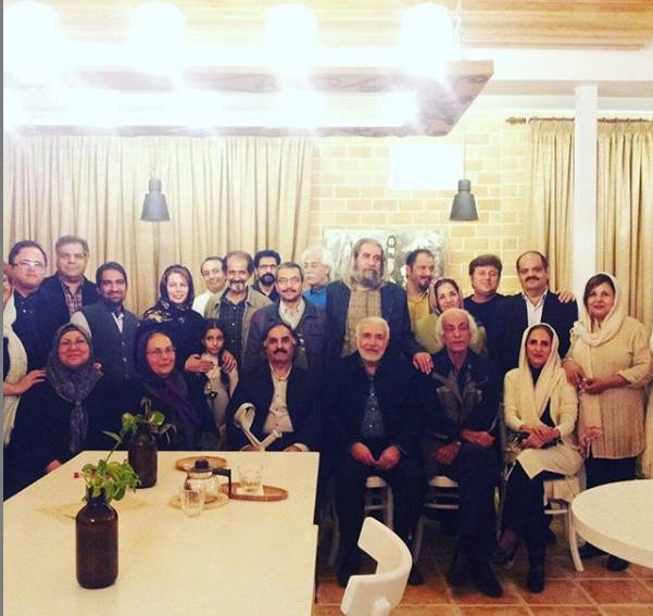 نسرین نکیسا همراه قدیمی های تاتر شیراز