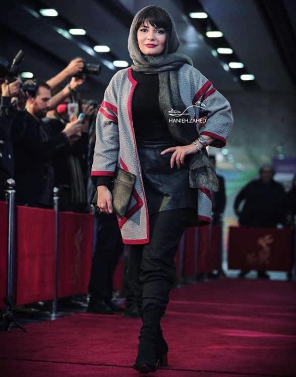 مدل مانتو بازیگران در جشنواره فجر ۹۷ - لیندا کیانی