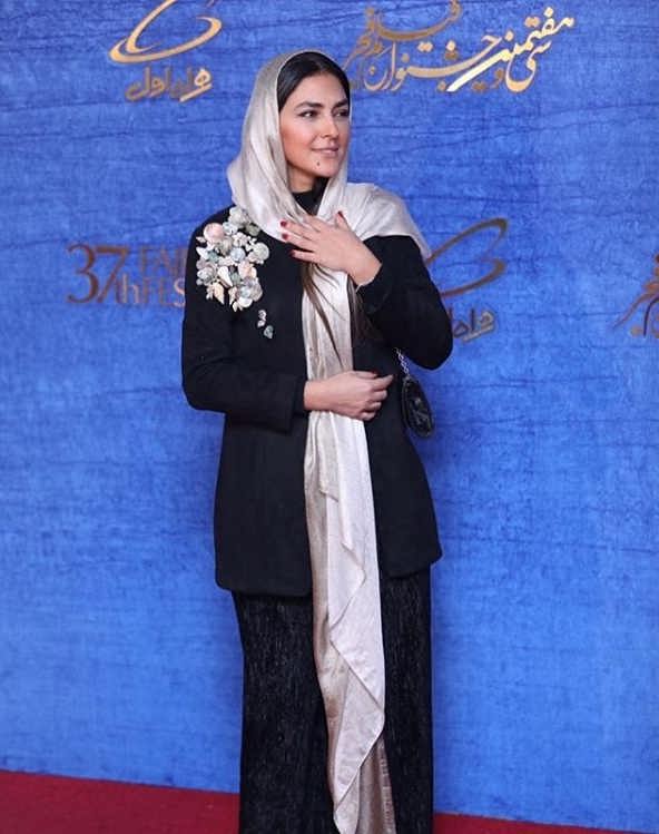 مدل مانتو بازیگران در جشنواره فجر ۹۷ - هدی زین العابدین
