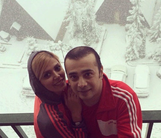 عکس سپند امیرسلیمانی و همسرش مارال آراسته۲