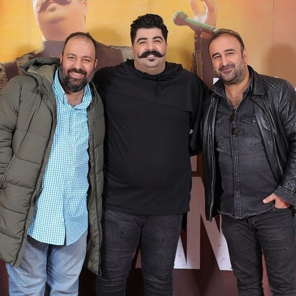 عکس مهران احمدی در کنار بهنام بانی و علی اوجی