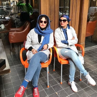 لیندا کیانی و لادن مستوفی بازیگران مسابقه هفت روز و هفت ساعت